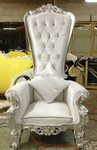 เก้าอี้กษัตริย์บัลลังก์สีทองสำหรับเจ้าสาวในงานแต่งงาน - Product Image 4