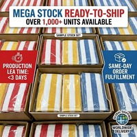 Turkish Cabana Stripe Beach Towel 30x60 Inches Oversized 100% Ringspun Cotton Sports Bath Towel Highly Absorbent