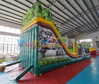 Château gonflable de saut en forme de panda, adapté aux enfants à usage Commercial, hamac gonflable, offre spéciale