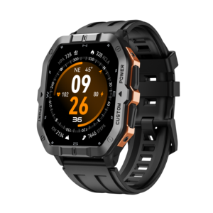 Reloj Inteligente C32 Pro GPS para Exteriores, Resistente al Agua 2ATM, Rastreador Deportivo, Pantalla HD de 2.02'' con Brújula, Llamadas por Bluetooth, Smartwatch 2026 - Product Image 1