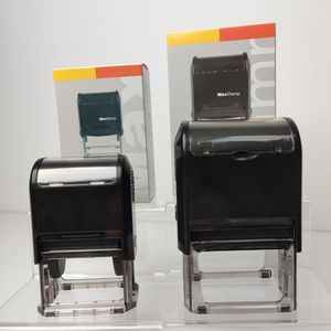 Tùy Chỉnh Cgs3050 Điều Chỉnh Đa Màu Nhựa Vuông Trống Sáng Bóng Tự Mực Số Tem Với Ngày - Product Image 6