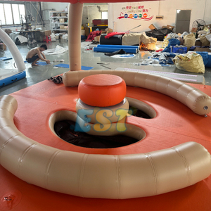 Quai flottant <span class=keywords><strong>d</strong></span>'eau gonflable commercial Jet <span class=keywords><strong>de</strong></span> mer Ski Dock plate-forme <span class=keywords><strong>de</strong></span> pont <span class=keywords><strong>de</strong></span> bain gonflable île <span class=keywords><strong>d</strong></span>'eau sur la mer - Product Image 3