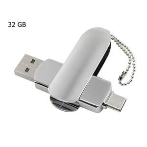Memoria USB Elegance de 32 GB OTG Reversible con Cadena - Product Image 1