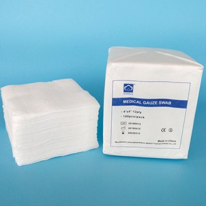 Hisopo <span class=keywords><strong>de</strong></span> gasa estéril 4x4, hecho <span class=keywords><strong>de</strong></span> 100% algodón, proveedor <span class=keywords><strong>de</strong></span> esponjas con CE, precio <span class=keywords><strong>de</strong></span> fábrica - Product Image 5