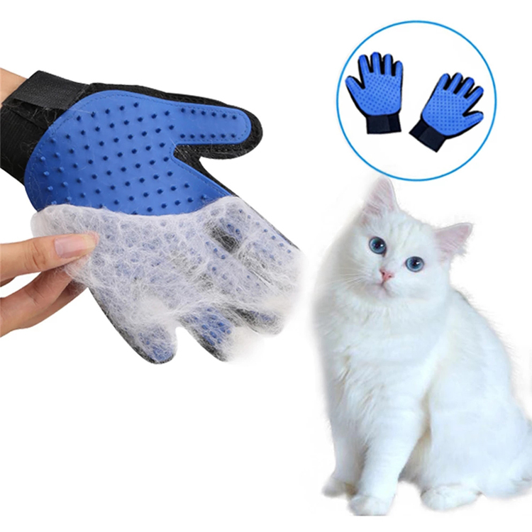 Wholesale Pet Grooming Gloves Rubber Pet