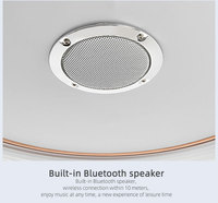 Ventilateur de plafond avec haut-parleur lumineux Led 42 pouces, boîtier très économique, convertisseur de fréquence, éclairage d'intérieur
