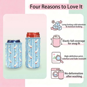 Porta Lattine in Neoprene da 3mm, Isolante per Birra da 12oz e 16oz, Produzione Diretta OEM ODM - Product Image 4