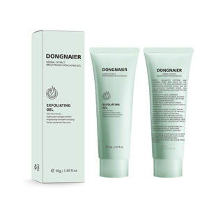 Venta al por mayor de etiqueta privada cuidado <span class=keywords><strong>facial</strong></span> DONGNAIER Aloe Vera Extracto de hierbas exfoliante <span class=keywords><strong>Gel</strong></span> 50g limpieza de la piel <span class=keywords><strong>hidratante</strong></span> - Product Image 6