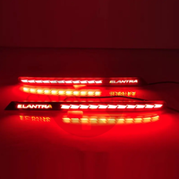CARMATES LED DRL Luz de freno Luz trasera Luz de conducción Lámparas de parachoques con señal de giro para Hyundai Elantra 2023-2024