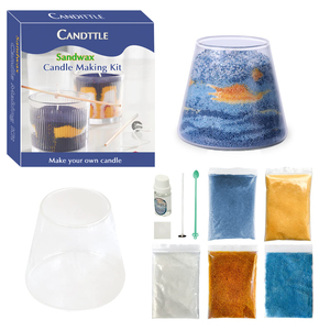 Sabbia di soia di cera di sabbia e sabbia aromatica candela di cera <span class=keywords><strong>per</strong></span> la fabbricazione di polvere perlati all'ingrosso di colore profumato di cera di sabbia Set regalo <span class=keywords><strong>Kit</strong></span> - Product Image 1