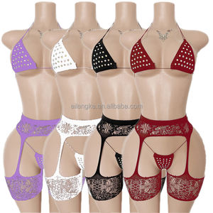 Оптовая продажа: Новинка! Роскошные сексуальные костюмы для экзотических танцев и клубов с камнями, одежда для стриптиза. - Product Image 1