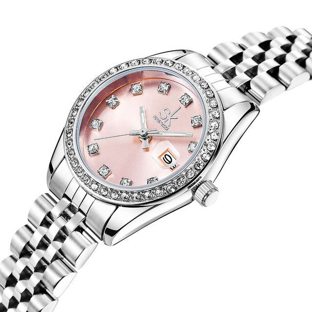 Luxury Watches Ladies Women Girl Stainless Steel Solid Charms Fashion Sports Sapphire for OEM ODM