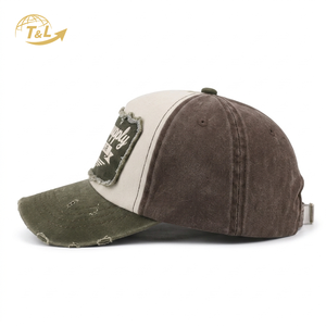 Gorras de Béisbol de 5 Paneles 100% Algodón, Precio de Fábrica 4U, Gorras Personalizadas con Logotipo Bordado en 3D, Gorra Deportiva para Hombre - Product Image 3