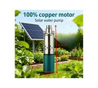 POMPA DC Brush 80m Head 48/60V 300W 2m3/jam Aliran M  dengan KONTROLER TERINTEGRASI untuk Rumah Tangga