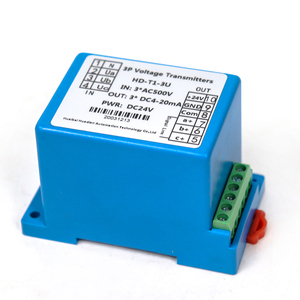 Công Nghiệp ABS Tiêu Chuẩn Đường Sắt + Phẳng Vít Cố Định Đầu Ra Analog 3 Pha Hiện Tại Transmitter 24V Dc Ba Pha Ac Cảm Biến Điện Áp - Product Image 1
