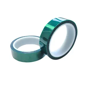 Polyester High Temperature PET Masking Tape With Silicone Adhesive Ideal For Painting Powder Coating