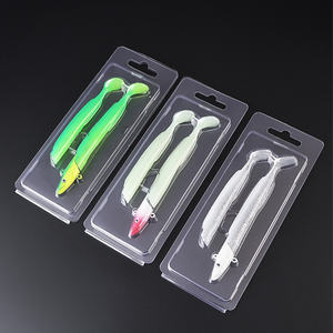 Leurres artificiels de pêche à tête plombée 12cm 23g plastique <span class=keywords><strong>souple</strong></span> bionique noir méné queue de pagaie <span class=keywords><strong>leurre</strong></span> à tête plombée pour saumon bar de <span class=keywords><strong>mer</strong></span> - Product Image 6