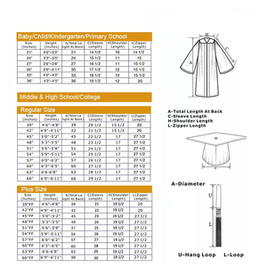学士卒業ローブ複数のサイズ - Product Image 3