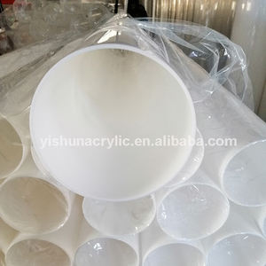 Vente en gros Diamètre 80mm 100mm 120mm 150mm 200mm 300mm Couleur Blanc Laiteux Pmma Plastique Acrylique <span class=keywords><strong>Tube</strong></span> Rond - Product Image 2