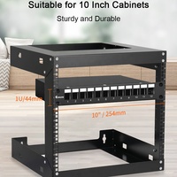 Enmane Panneau de brassage blindé 12 ports STP Cat6/Cat6A RJ 45 10 pouces avec cache-poussière en métal pour les amoureux des chats