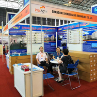 Tabung Laser CO2 Shanghai SHENLEI untuk Pemotongan Kaca Baru Daya 40-300W