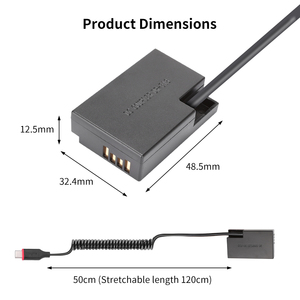Kingma USB-C Power Adapter DC Coupler Dummy Pin LP-E17 cho Canon EOS RP R8 77D 800D 850d máy ảnh - Product Image 4