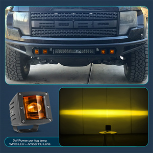 Feux antibrouillard avant à LED <span class=keywords><strong>de</strong></span> 3 pouces blancs et jaunes, conformes à la norme SAE J583, homologués pour la circulation routière, pour voitures et camions - Product Image 5