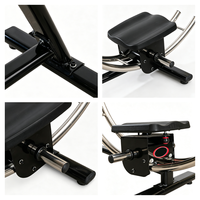 Máquina de Abdominales Comercial Ab Coaster, Equipo de Ejercicio para Gimnasio y Estudio de Fitness