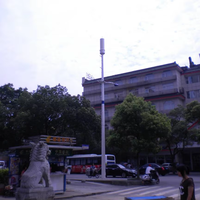 Poteau de rue galvanisé pour télécommunications CDMA extérieures à tube unique pour réseau Wi-Fi