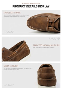 Mocassins pour hommes, chaussures décontractées à enfiler - Product Image 5