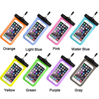 Vente en gros bon marché Longe PVC sac étanche flottant plongée sous-marine natation plage étanche téléphone portable pochette transparente