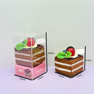 Cute Simulation Cake Slow Rebound Pinch <b>Toy</b> Creative Food Themed Stress Relief Gadget for Kids and <b>Desk</b> Decor - Product Image 2