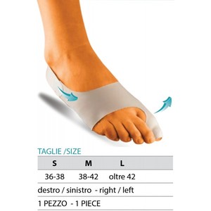 อุปกรณ์แก้ไขนิ้วหัวแม่เท้าเอียง OK PED Daytime Hallux Valgus Corrector Ref. 228 - Product Image 1