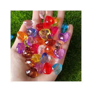 Perles d'espacement colorées en vrac, perles en acrylique transparentes en forme <span class=keywords><strong>de</strong></span> cœur pour la fabrication <span class=keywords><strong>de</strong></span> bijoux, bracelets faits <span class=keywords><strong>à</strong></span> la main, accessoires <span class=keywords><strong>de</strong></span> fabrication <span class=keywords><strong>de</strong></span> bijoux - Product Image 2