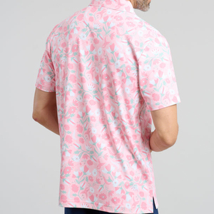 <span class=keywords><strong>2025</strong></span> Tùy Chỉnh Bán Buôn Hiệu Suất Cao In Hoa Polyester Spandex Pha Trộn Người Đàn Ông Của Polo Áo Sơ Mi Ngoài Trời Mặc Golf Polo Áo Sơ Mi - Product Image 5