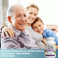 Capsules OEM pour stimuler le cerveau chez l'adulte, complément alimentaire à base de Lion's Mane et de Reishi, soutient la santé des yeux, la concentration, la mémoire