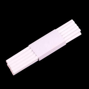 Set 10 Pensil Kuku Putih dengan <span class=keywords><strong>Rhinestone</strong></span>, Alat Dotting Kristal untuk Dekorasi Manikur, Pena Lilin Salon DIY dengan Gagang Kayu - Product Image 5