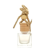 Ventes chaudes, flacon diffuseur de parfum en verre transparent de haute qualité, luxe, carré, facile à ouvrir, 5 ml, 8 ml, 10 ml, 15 ml, pour l'air de la voiture
