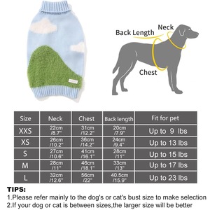 Suéteres hechos a mano para mascotas, respetuosos con el medio ambiente, cómodos, transpirables, cálidos, ropa de otoño e invierno, suéter tejido para perros y gatos - Product Image 6