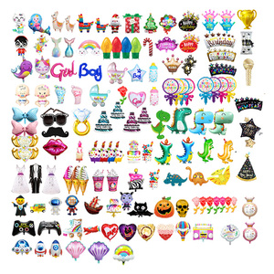 Ballons Balloons Wholesale 2022 Special Shape Helium Ballons Globos Cartoon Foil Water Balloons Party Wall Decorations