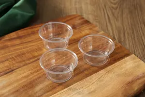 0.75oz 1oz 2oz 3.25oz 4oz 5.5oz Disposable Condiment Pudding Plastic Small Containers Portion Sauce Cup With Lids