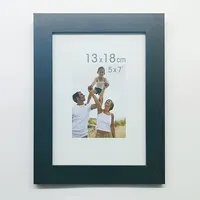 Amazon Hot sale moderne Simple affichage de photos 6x8 8x10 format A4 cadre en bois MDF noir