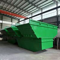 Bac à déchets double en acier robuste pour recyclage extérieur, conteneur à déchets solides, bac à déchets pour l'Australie