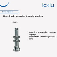 Matériau d'implant dentaire SIC, plateau multi-usages pour transfert d'empreintes, coping médical pour empreintes fermées/ouvertes