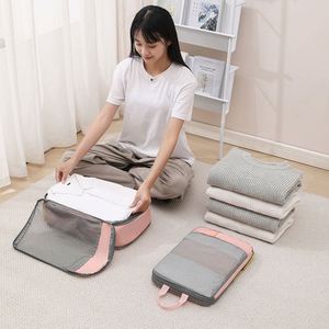 <b>3</b>-Piece Lightweight Packing <b>Cube</b> Set with Transparent Front Panel for Quick Identification - Product Image 6