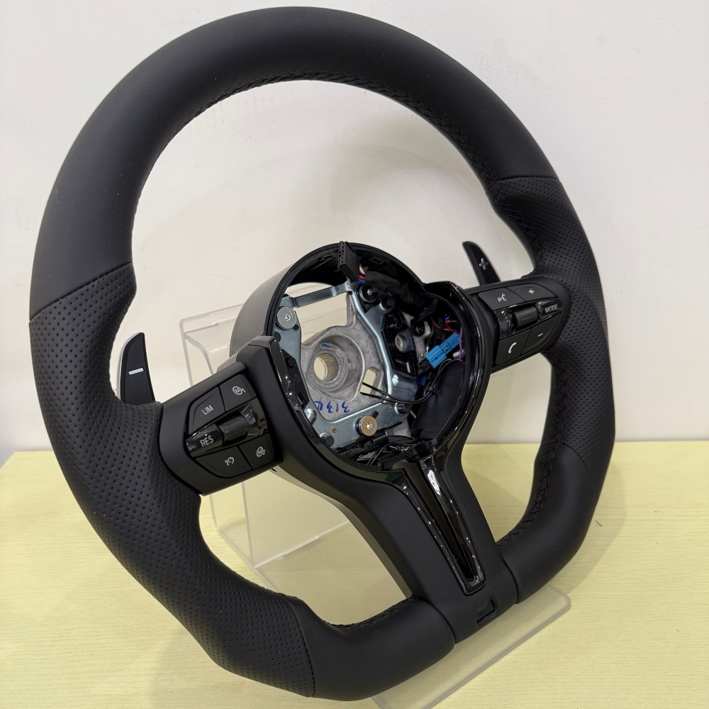 Custom Black Stitch Steering Wheel (BMW Fitment), photo 3