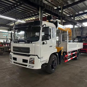 Camión Grúa Dongfeng con Motor Diésel RHD de Marca China Famosa, con Caja de Carga y Pluma Telescópica Hidráulica de Elevación de 10-15 Toneladas - Product Image 1