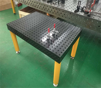 Juniu Banc de travail de soudage 3D flexible en fer, support de positionnement multi-trous avec revêtement en poudre pour opérateurs robotisés et monteurs