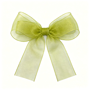 Ruban en organza pré-noué multi-tailles, léger, certifié OEKO-TEX - Product Image 1