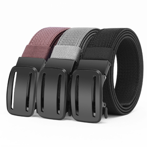 1 año de garantía, cinturón elástico de nailon para hombre, cinturones tácticos de lona duraderos para uniforme, deportes al aire libre, viajes, aventura - Product Image 2